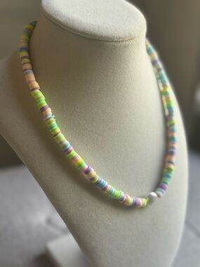 Summer Vibes Clay Beads With Coin Pearl